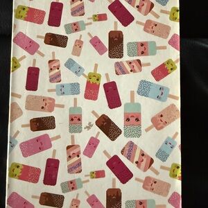 Cute Popsicle Patterned Notebook Journal